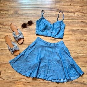 2 piece matching set (skirt and top)